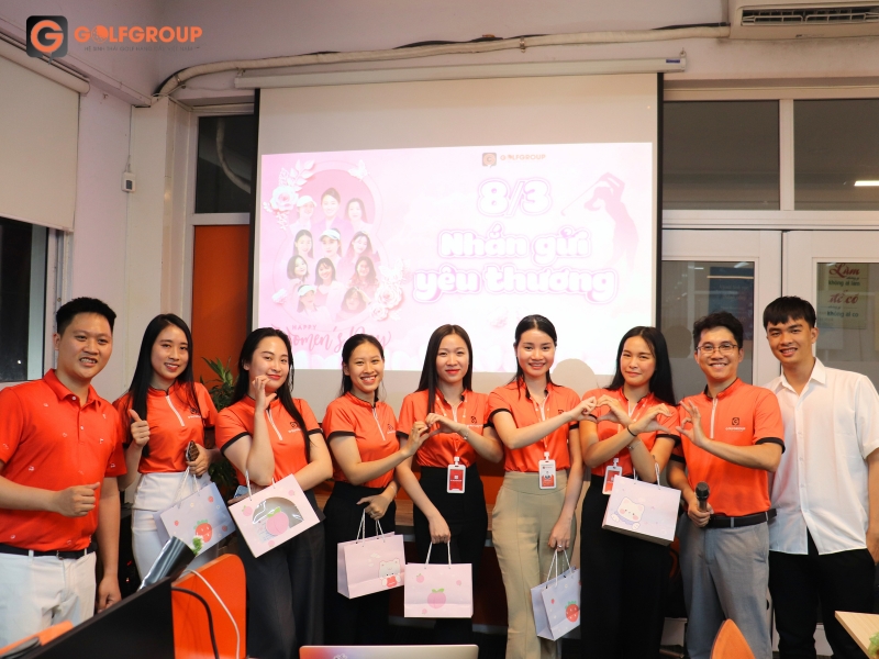 Bất Ngờ Lớn Dành Cho "Những Bóng Hồng" Golfgroup Ngày 8/3: Phụ Nữ Ngành Golf Được Tôn Vinh Theo Cách Riêng